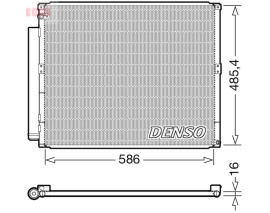 CONDENSER. AİR CONDİTİONİNG TOYOTA LAND CRUISER / PRADO J120 02-10