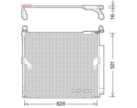 CONDENSER. AİR CONDİTİONİNG TOYOTA LAND CRUISER / PRADO J150 10-