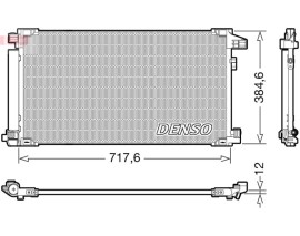 CONDENSER. AİR CONDİTİONİNG TOYOTA PRIUS W5 15-