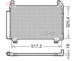 CONDENSER. AİR CONDİTİONİNG TOYOTA VIOS / YARIS 07-13