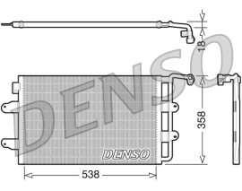 CONDENSER. AİR CONDİTİONİNG VW NEW BEETLE 9C. 1C. 1Y 98-10