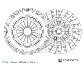 DEBRİYAJ SETİ BASKI DİSK JUMPER-BOXER-DUCATO 160 MLT 3.0 HDI 06 F1CE0441A-F1CE0481D-F30DT-F30DT