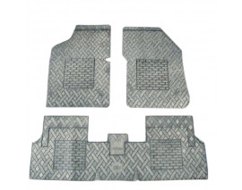 DEKORATİF PASPAS KAUÇUK/BEZLİ ALBEA GRİ