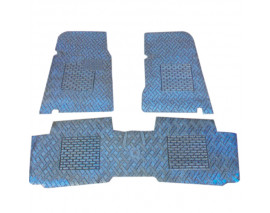 DEKORATİF PASPAS KAUÇUK/BEZLİ M131 DKŞ MAVİ