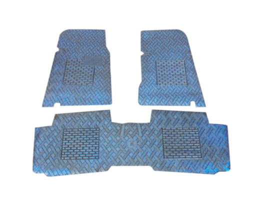DEKORATİF PASPAS KAUÇUK/BEZLİ M131 DKŞ MAVİ