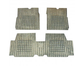 DEKORATİF PASPAS KAUÇUK/BEZLİ R12 GRİ