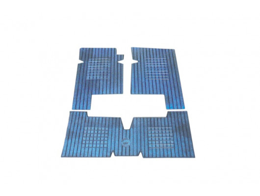 DEKORATİF PASPAS KAUÇUK/BEZLİ R9-11 GRİ