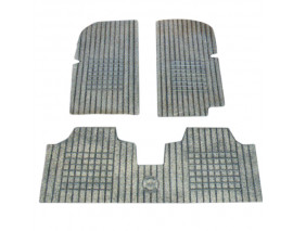 DEKORATİF PASPAS KAUÇUK/BEZLİ TMR GRİ