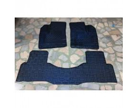 DEKORATİF TAKIM KAUÇUK BEZLİ PASPAS 3 PARÇA RULO/POŞET LINEA MAVİ