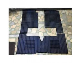 DEKORATİF TAKIM KAUÇUK BEZSİZ PASPAS 3 PARÇA RULO/POŞET LINEA SİYAH