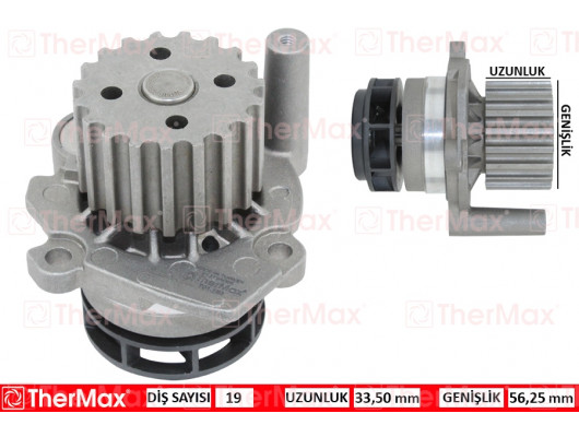 DEVİRDAİM CADDY-GOLF 5-JETTA-PASSAT-POLO-TRANSPORTER T5-FABIA-OCTAVIA-IBIZA 1.9TDI AXB-BJB-BXE T 04-10