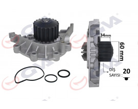 DEVİRDAİM PSA 206/307cc- 406 00-04 -407 00-10 2.0 16V