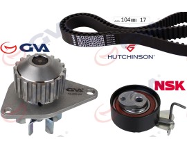 DEVİRDAİMLİ EKSANTRİK GERGİ KİTİ 104x170 206-207-306-307-BIPPER-PARTNER-BERLINGO-C2-NEMO-FIORINO 1.4