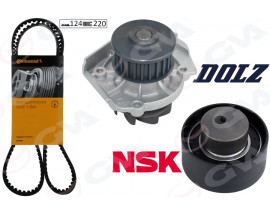 DEVİRDAİMLİ EKSANTRİK GERGİ KİTİ 124x220 BRAVA 1.2 16V-BRAVO I-II 1.2 -1.4-DOBLO 1.4-LINEA-PALIO 1.2 MAREA