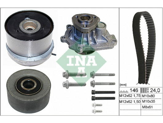 DEVİRDAİMLİ EKSANTRİK GERGİ KİTİ 146x240 ASTRA H-J-INSIGNIA-VECTRA C-CRUZE 1.6-1.8 Z16XEP-XER-A16LET-XER-B16XER 71739779-24405895-25195119-1334142