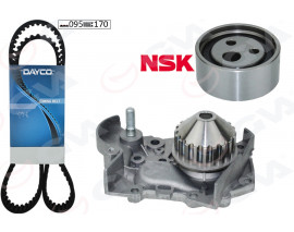 DEVİRDAİMLİ EKSANTRİK GERGİ KİTİ RENAULT CLIO I 90 98 R19 88 95 MEGANE I 96 99 095x170 1.2-1.4-1.6