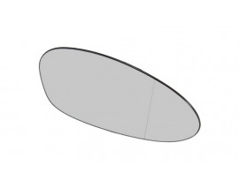 DIŞ DİKİZ AYNA CAMI ISITMALI ASFERİK MAVİ CAM SAĞ 1 SERİSİ E87-3 SERİSİ E90 04-10