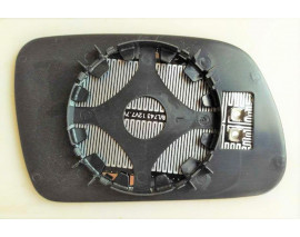 DIŞ DİKİZ AYNA CAMI ISITMALI ASFERİK MAVİ CAM SOL 407