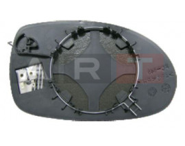 DIŞ DİKİZ AYNA CAMI ISITMALI ASFERİK MAVİ CAM SOL C5 01-08