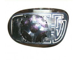 DIŞ DİKİZ AYNA CAMI ISITMALI ASFERİK MAVİ CAM SOL DELTA 2008-