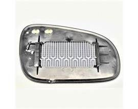DIŞ DİKİZ AYNA CAMI ISITMALI ASFERİK SOL S60-S80 99-03