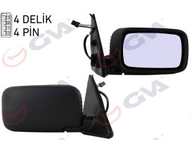 DIS DIKIZ AYNASI ELEKTIRIKLI ISITMALI MAVI CAM SAG BMW E36 SEDAN 92 98