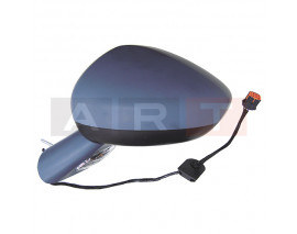 DIŞ DİKİZ AYNASI ELEKTRİKLİ ISITMALI SİNYALLİ ASTARLI MAVİ CAM SOL C5 2008-