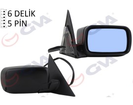DIŞ DİKİZ AYNASI SAĞ 3 E46 98 ELEKTRİKLİ ISITMALI ASTARLI ASFERİK