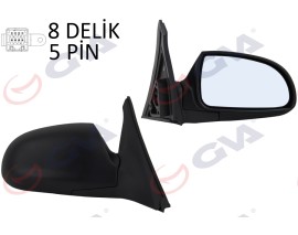 DIŞ DİKİZ AYNASI SAĞ ACCENT 00 ELEKTRİKLİ ISITMALI KONVEKS 5 FİŞ VM-453EHR