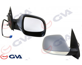 DIŞ DİKİZ AYNASI SAĞ AMAROK 09 ELEKTRİKLİ ISITMALI SENSÖRLÜ NİKELAJLI ASFERİK 5 FİŞ VM-6190NEHAL