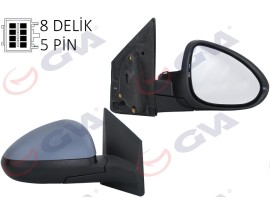 DIŞ DİKİZ AYNASI SAĞ AVEO 11 ELEKTRİKLİ ISITMALI ASTARLI KONVEKS VM-402EHPR