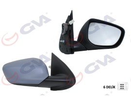 DIŞ DİKİZ AYNASI SAĞ C-ELYSEE-301 13 ELEKTRİKLİ ISITMALI SENSÖRLÜ ASTARLI KONVEKS VM-512EHPSR