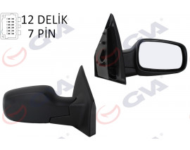 DIŞ DİKİZ AYNASI SAĞ CLIO 06 ELEKTRİKLİ ISITMALI SENSÖRLÜ KONVEKS 7 FİŞ VM-6136EHSR