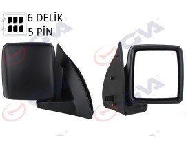 DIŞ DİKİZ AYNASI SAĞ COMBO C 01 ELEKTRİKLİ ISITMALI KONVEKS 5 FİŞ VM-965EHR