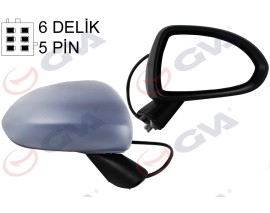 DIŞ DİKİZ AYNASI SAĞ CORSA D 06 ELEKTRİKLİ ISITMALI ASTARLI KONVEKS 5 FİŞ VM-964EHPR 13187618