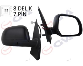 DIŞ DİKİZ AYNASI SAĞ DOKKER-LODGY 12 ELEKTRİKLİ ISITMALI KONVEKS 7 FİŞ VM-6803EHSR