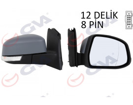 DIŞ DİKİZ AYNASI SAĞ FOCUS III 11 17 ELEKTRİKLİ ISITMALI SİNYALLİ KATLANIR SENSÖRLÜ Ç.AYDINLATMALI ASTARLI ASFERİK VM-6322-1NEBSAR
