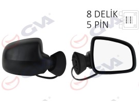 DIŞ DİKİZ AYNASI SAĞ LOGAN SW-MCV 08 ELEKTRİKLİ ISITMALI KONVEKS 5 FİŞ VM-6801EHR