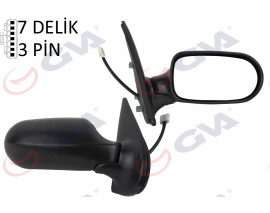 DIŞ DİKİZ AYNASI SAĞ PALIO WEEKEND 02 ALBEA 05 ELEKTRİKLİ ISITMALI ALÜMİNYUM AYAKLI KONVEKS