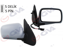 DIŞ DİKİZ AYNASI SAĞ POLO 94 ELEKTRİKLİ ISITMALI KONVEKS 5 FİŞ VM-184R