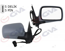 DIŞ DİKİZ AYNASI SAĞ POLO CLASIC 96 ELEKTRİKLİ ISITMALI ASTARLI ASFERİK 5 FİŞ VM-184NHER