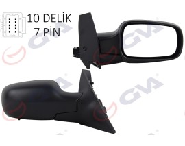 DIŞ DİKİZ AYNASI SAĞ SCENIC 03-08 ELEKTRİKLİ ISITMALI SENSÖRLÜ KONVEKS 7 FİŞ VM-139EHPSR