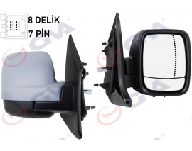 DIŞ DİKİZ AYNASI SAĞ TRAFIC-VİVARO 14 ELEKTRİKLİ ISITMALI SENSÖRLÜ ASTARLI ASFERİK 6 FİŞ VM-976EHPSAR