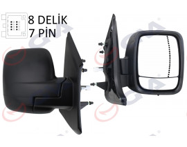 DIŞ DİKİZ AYNASI SAĞ TRAFIC-VİVARO 14 ELEKTRİKLİ ISITMALI SENSÖRLÜ DESENLİ ASFERİK 6 FİŞ VM-976EHSAR