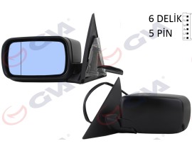 DIŞ DİKİZ AYNASI SOL 3 E46 98 ELEKTRİKLİ ISITMALI ASTARLI ASFERİK