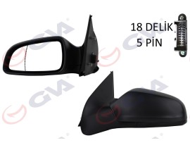DIŞ DİKİZ AYNASI SOL ASTRA H 04 ELEKTRİKLİ ISITMALI ASFERİK 5 FİŞ VM-968EHAL