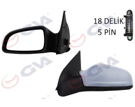 DIŞ DİKİZ AYNASI SOL ASTRA H 04 ELEKTRİKLİ ISITMALI ASTARLI ASFERİK 5 FİŞ VM-968EHPAL 13312982