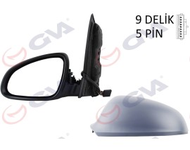 DIŞ DİKİZ AYNASI SOL ASTRA J 09 ELEKTRİKLİ ISITMALI ASTARLI ASFERİK 5 FİŞ VM-973EHPAL