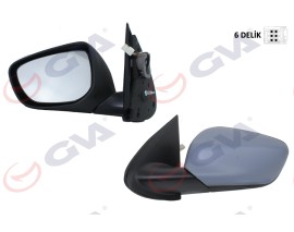 DIŞ DİKİZ AYNASI SOL C-ELYSEE-301 13 ELEKTRİKLİ ISITMALI ASTARLI KONVEKS 5 FİŞ VM-512EHPSR