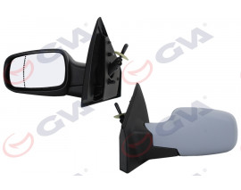 DIŞ DİKİZ AYNASI SOL CLIO 06 MEKANİK ISITMALI ASTARLI ASFERİK 2 FİŞ VM-6136PAL